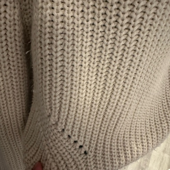 Moon & Madison Cream Chunky Knit Turtleneck Sweater - Picture 7 of 11